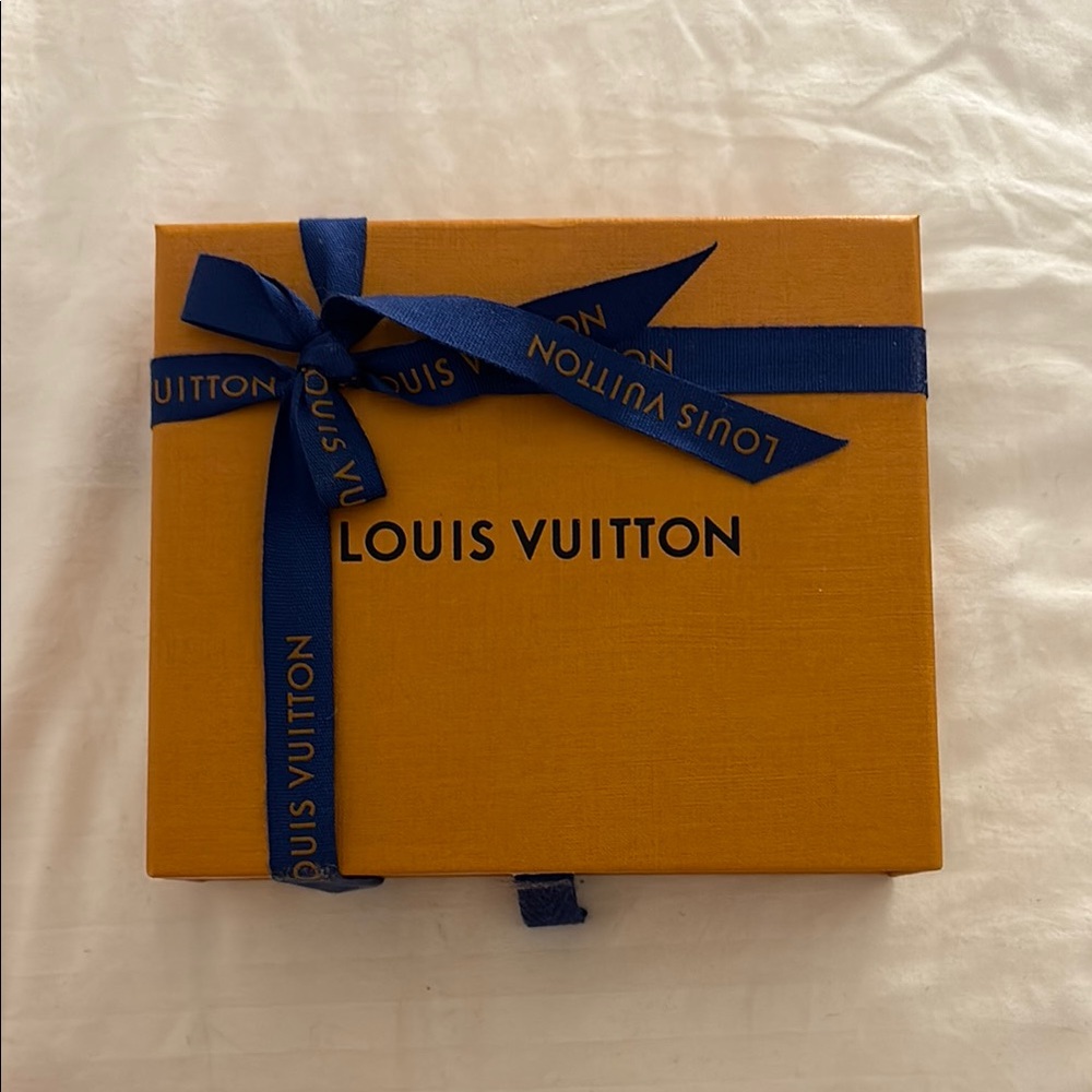 Louis Vuitton Gift Box with Blue Ribbon